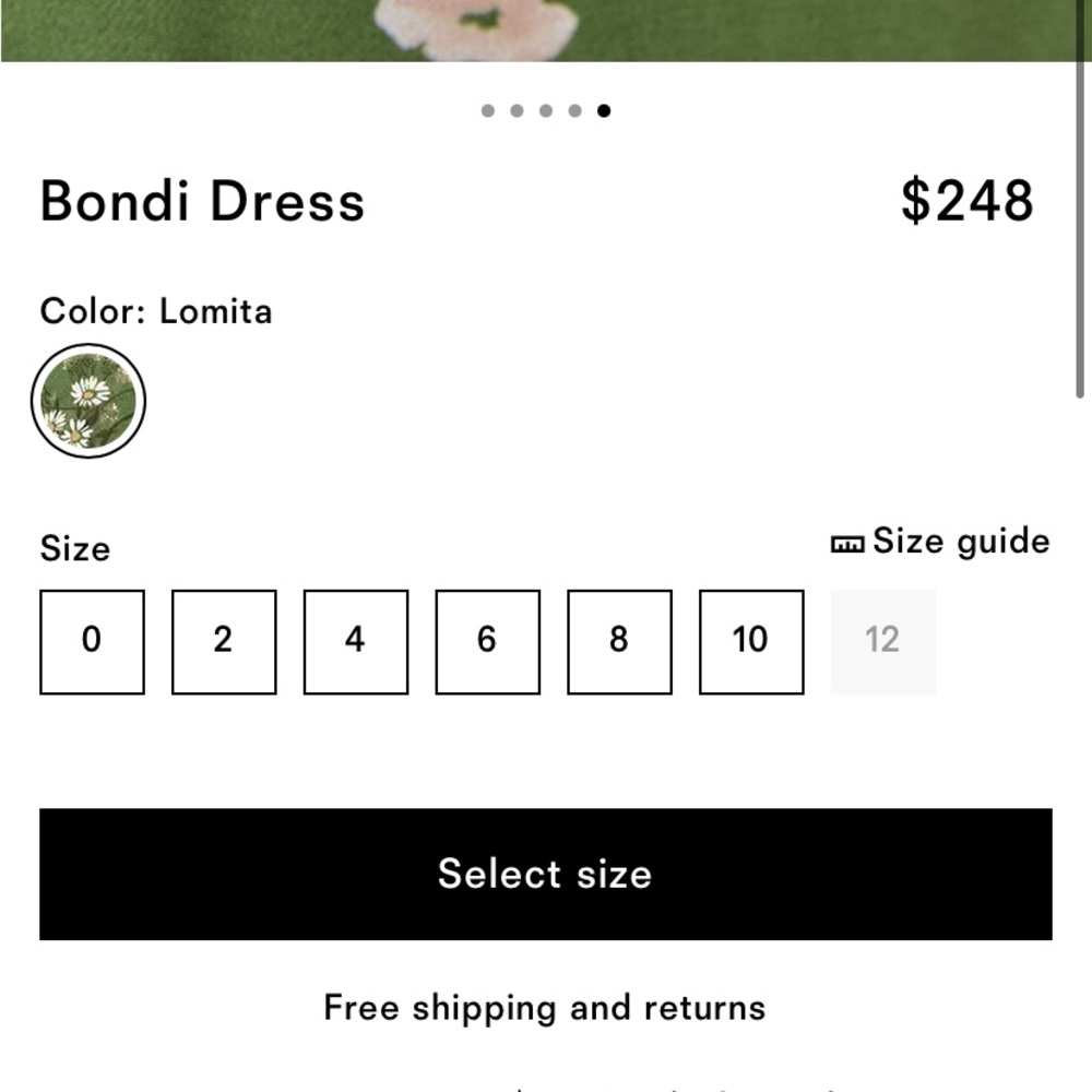 REFORMATION - Bondi Dress - Tags attached - SOLD OUT BNWT - Picture 7 of 13